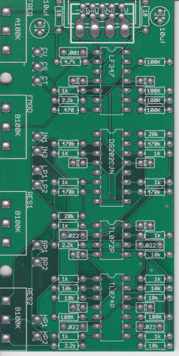 Barton Switched Resistor VCF BMC34 PCB