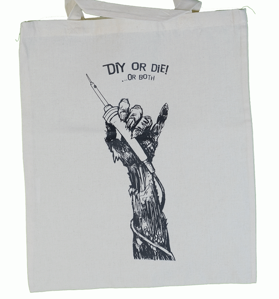 Tote Bag 38 x 42 cm Kurzer Henkel Baumwolle